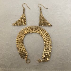 Mesh Earrings and Bracelet
